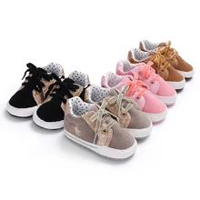 Одежда для новорожденных; одежда для малышей Одежда для мальчиков и для девочек на мягкой подошве обувь для самых маленьких кроссовки повседневная обувь на возраст от 0 до 18 месяцев