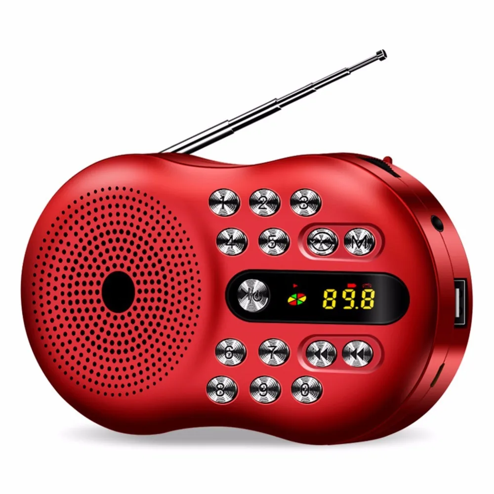 Portable MP3 Speaker Mini Radio Music Player Stereo Receiver For The