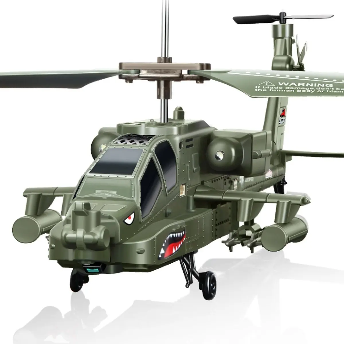 Новейший оригинальный S109G 3CH RC ударный вертолет AH-64 Апач имитация внутреннего