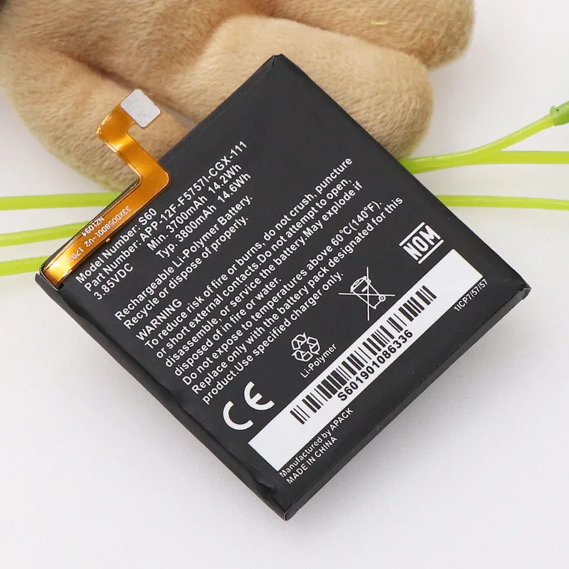 Mcdark 3700mAh Высокая емкость S60 батарея для CAT S60 Замена батареи сотового телефона перезаряжаемые