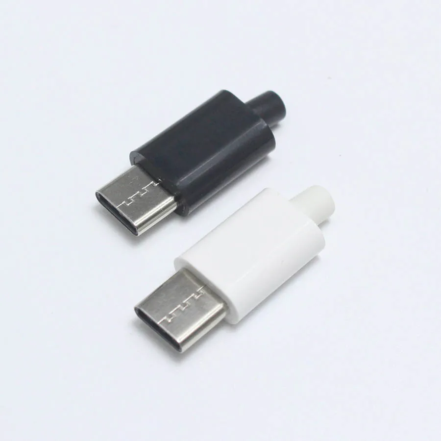 EClyxun 2 набора DIY USB 3,1 Тип C штекер сварочный Тип двухсторонний штекер Тип C данных и зарядки сварной провод разъем 4 в 1