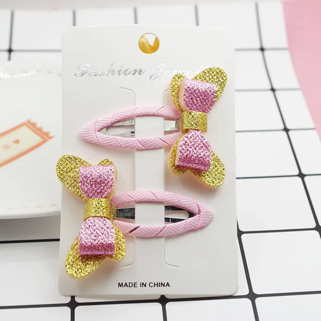 Buy AKWZMLY New Arrivals 1Pair Korean Bow Hair Clip