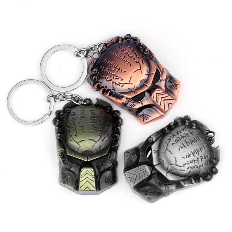 Wholesale High Quality Game Aliens Predator AVP Keychain Alloy Metal Alien Queen Pendant keyring Fashion Men's Gift | Украшения и
