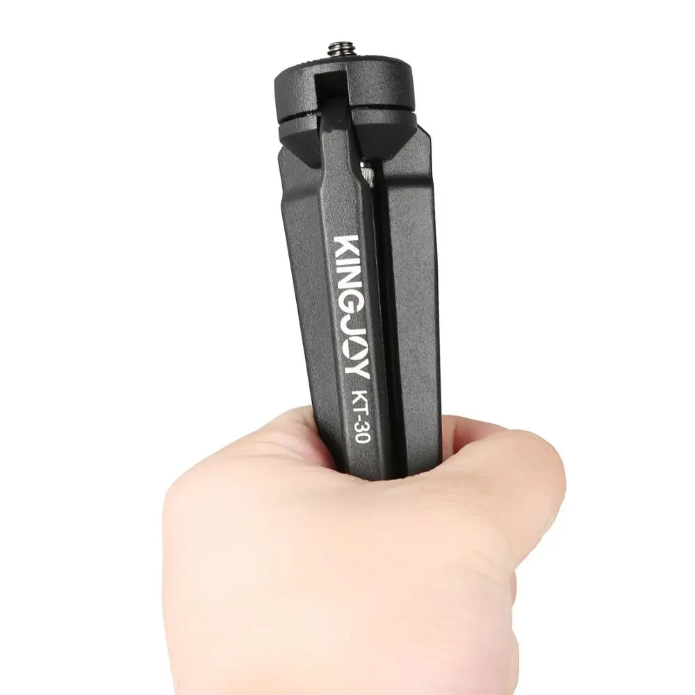 

KINGJOY Mini Travel Tabletop Tripod Lightweight Stand,KT-30 Table Tripod Stand with Max. Load up to 2.5kg/5.5lbs for DSLR Came