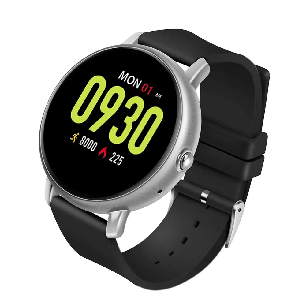Смарт-часы с Bluetooth для мужчин, IP67, водонепроницаемые, мониторинг сердечного ритма, напоминание о сообщениях, LEMFO, S3, женские Смарт-часы для Android IOS - Цвет: silver black