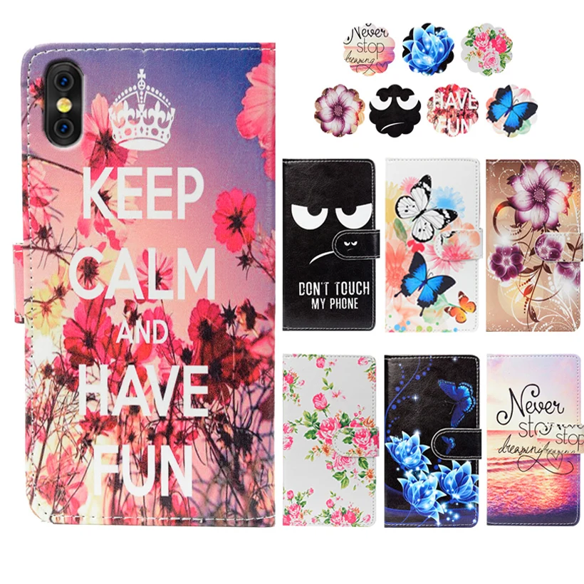 

Fashion PU Leather Flip Print Wallet Case For Doogee X50 Case Cover Book Case 5.0" Ultra-thin Phone Cover For Doogee X50 Case