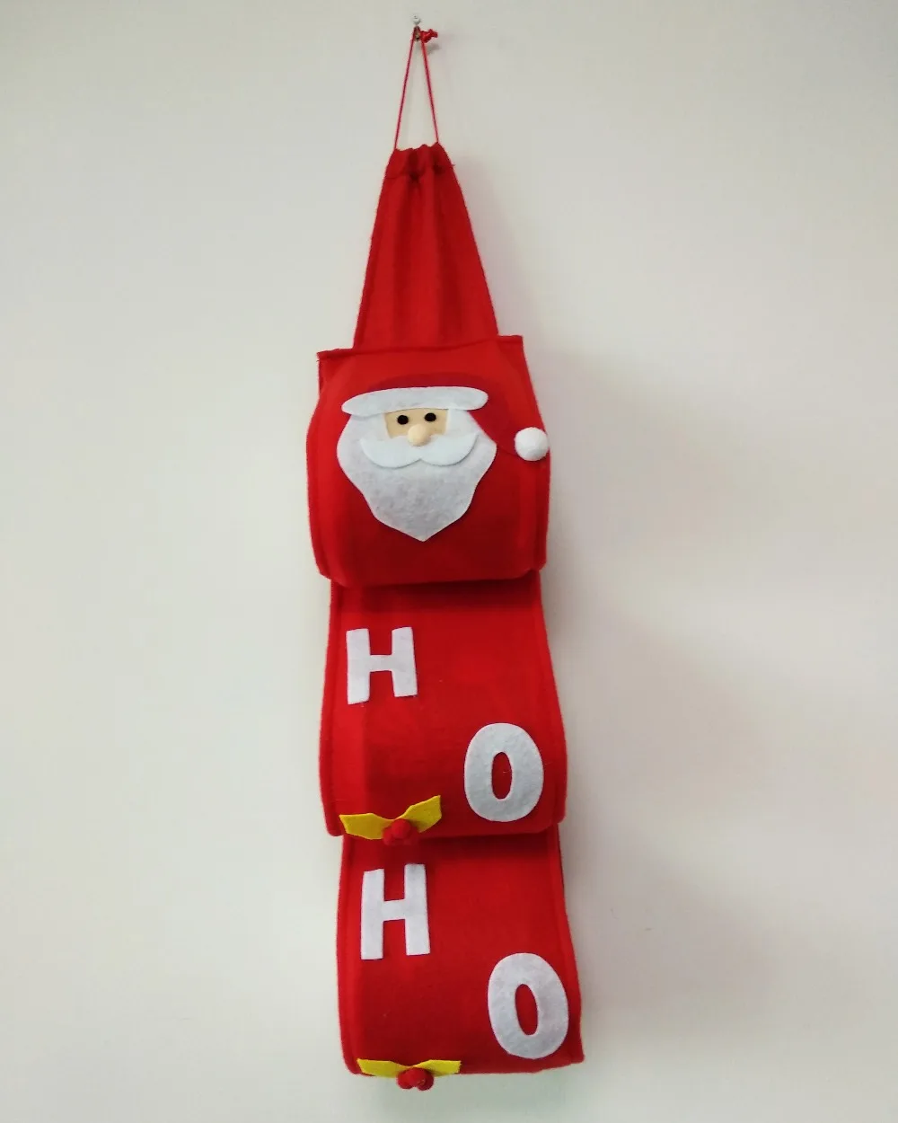 Санта Клаус подвесные корзины органайзер для одежды висячая сумка Настенный Органайзер для хранения дверей рождественские украшения