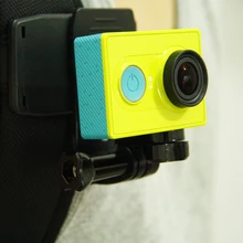 bag Clip Mount Kit Fast Release 360 Rotating Clip Clamp Mount With Tripod Adapter Mount For Xiaomi yi Xiao Yi action cam