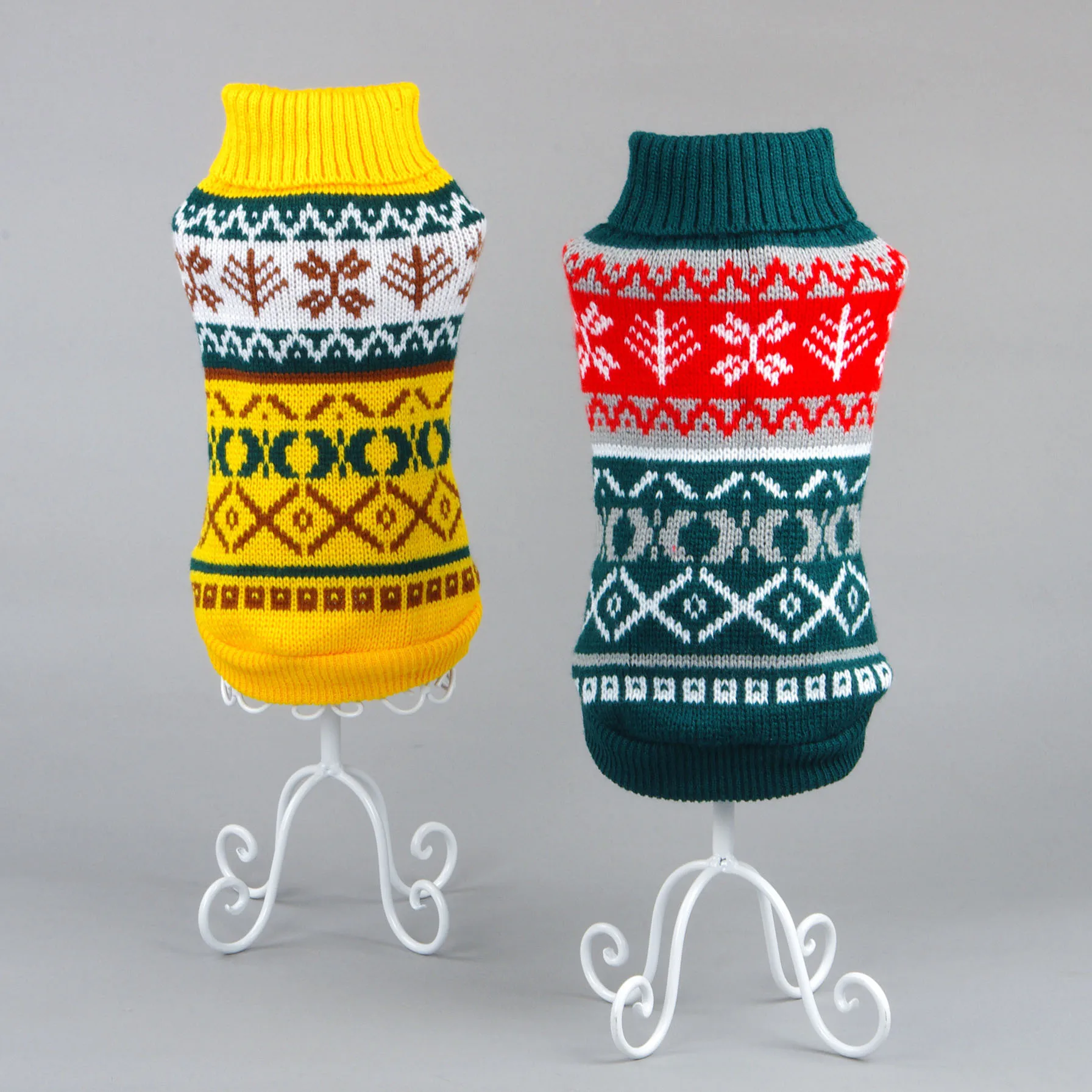 Hot Pet Dogs Snowflower Warm Sweater Clothes Coat Knitwear