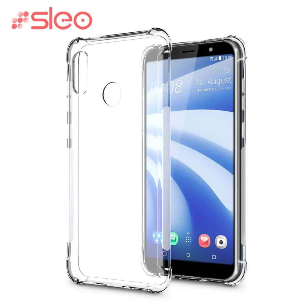 SLEO Transparent Clear Case for HTC U12 Life Silicone Soft Back Cover Coque Funda 6.0&quot |