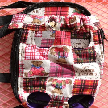 

Dog outdoor backpacks Cat Pet Puppy doggie carriage Nylon Net Travel Front Carrier Bag Case S M L