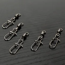 50 шт. баррель вертлюжная Рыбалка Разъем для приманки с блокировкой прокатки безопасности Pin приманки снасти океан Лодка Рыболовная Приманка-4620161