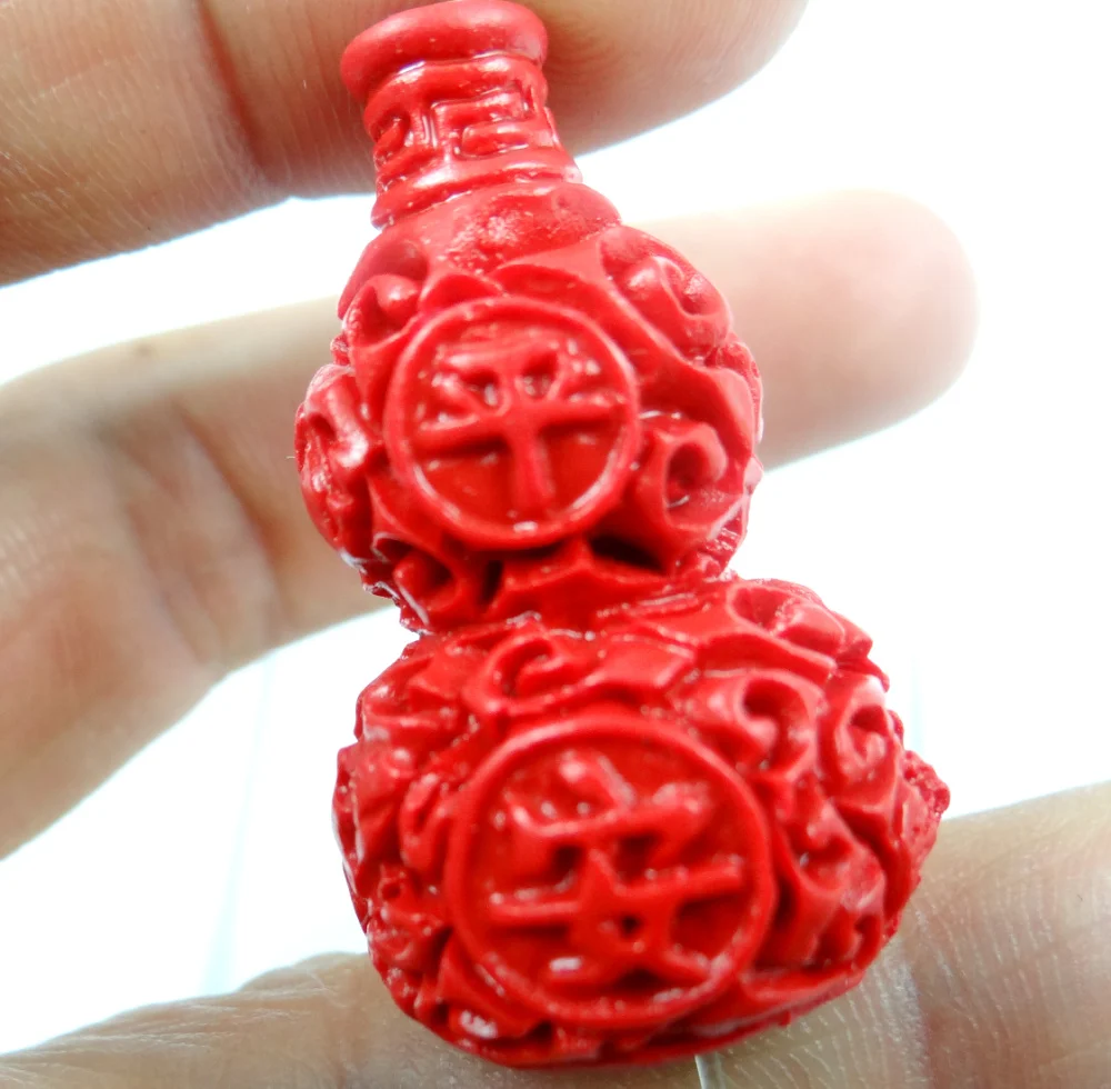 Ожерелье с подвеской в виде тыквы 38*23 мм|cinnabar pendant|chinese pendantpendant r |