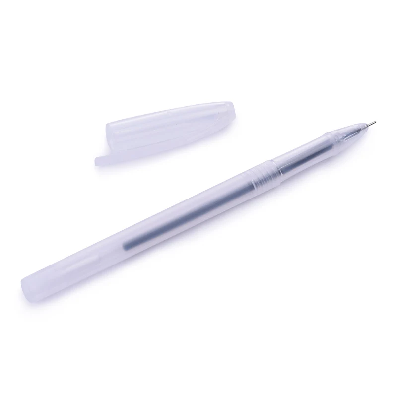 Delvitch, 0,5 мм, 9 шт./набор, прозрачный стержень, гелевая ручка для офиса, школы, канцелярские принадлежности, простой карандаш для студентов, инструменты для письма