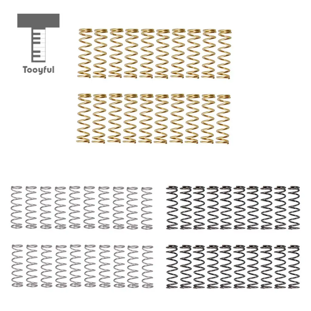 Tooyful 20pcs/set 16mm Short Straight Humbucker Pickup Mounting Springs for Guitar Bass Pickups