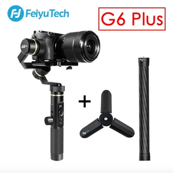 

FeiyuTech G6 Plus 3-Axis Handle Splashproof Gimbal Feiyu G6P Stabilizer for Mirrorless Pocket Camera GoPro Hero 5/6 Smartphone