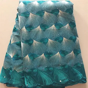 

2018 African Dry Lace Fabrics High Quality Cotton Lace Fabric Swiss Voile With Stones Swiss Voile Lace In Switzerland H338-2