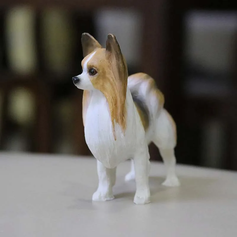 Игрушка для мини собак Mnotht 1/6 симуляция Континентальная игрушка спаниель бабочка