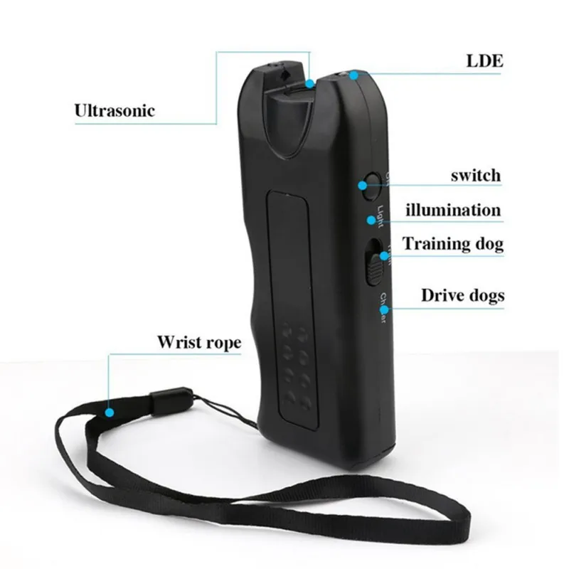 8 Styles Ultrasound Dog Training Repeller Control Trainer Stop Aggressive Animal Attacks Repeller training Device