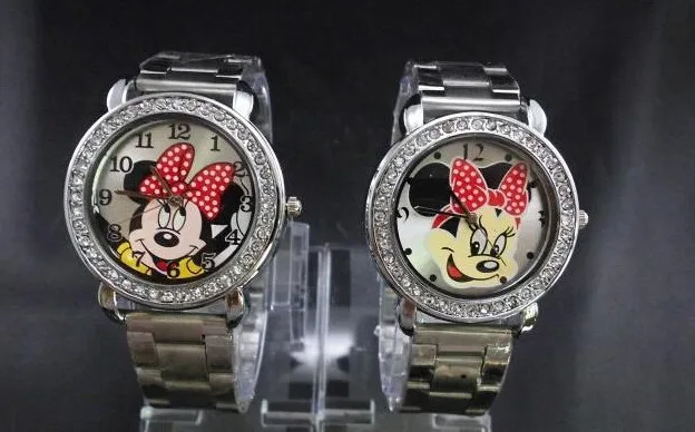 

The lovely mickey watches, multicolor optional, men and women, old and young general. Free shipping