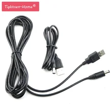 Porta usb preta de 1m, 2m, 3m, 5m, 10m, 5m, 5.5*2.1mm, dc cabo conector de potência para barril, para pequenos dispositivos eletrônicos, cabo de extensão usb
