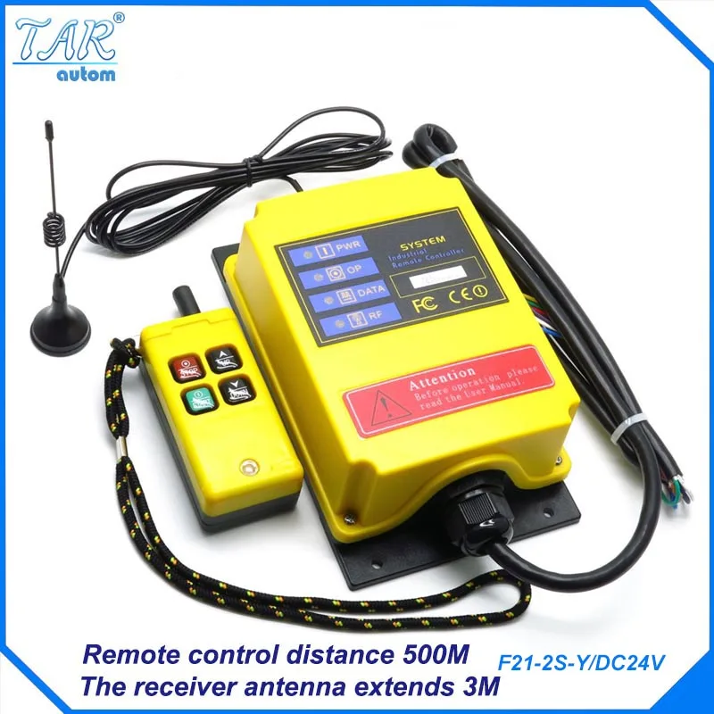 

Elevator 500 meters long-distance industrial wireless remote control F21-2S-Y/DC24V Industrial Remote Control