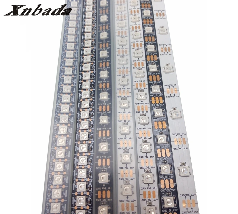 Tiras de Led individualmente endereçáveis inteligentes ws2812 ic Marca : Xnbada