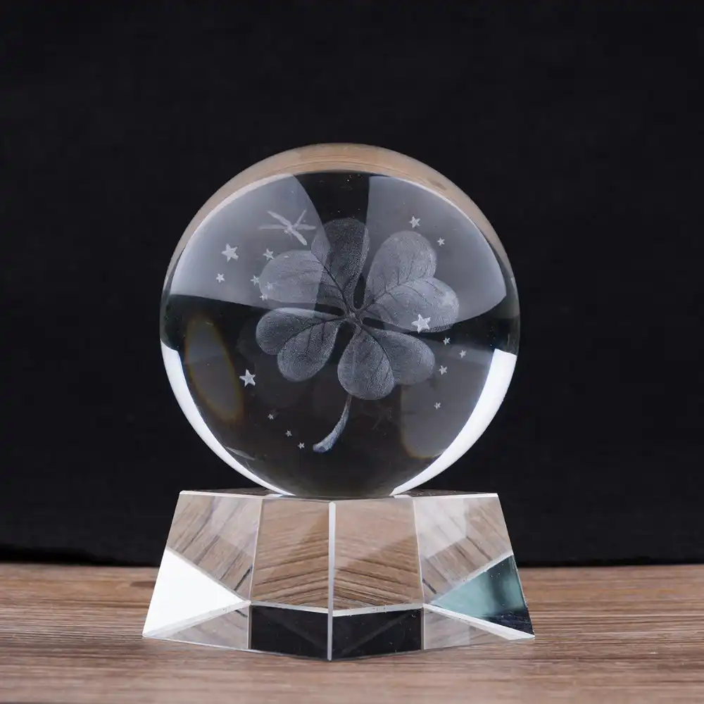 Solar System Crystal Ball 3d Laser Engraved Sun System Cosmic Model With Various Celestial Bodies Home Decor Decorative Ball