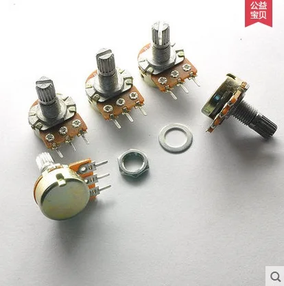 

Original WL brand 3 years warranty Linear Potentiometer Pot single joint amplifier Pots 1K 2K 5K 10K 20K 50K 100K 250K 500K 1M