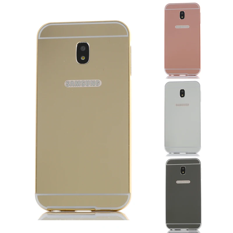 

For Samsung J7 2017 J730F Mirror Case Plating Metal Frame Cover with Mirror Back Cover Hard Case for Samsung Galaxy J7 2017 J730
