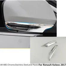 Hot sale Car ABS chrome rear view Rearview Side Mirror Cover stick trim frame lamp 2pcs