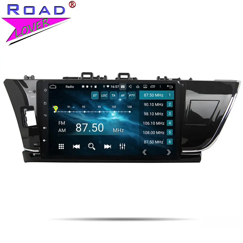 Excellent Car Radio 2 Din Android 9.0 GPS Navigation Automagnitol Car Multimedia Autoradio Player For Toyota Corolla 2014-2015 Stereo Unit 4
