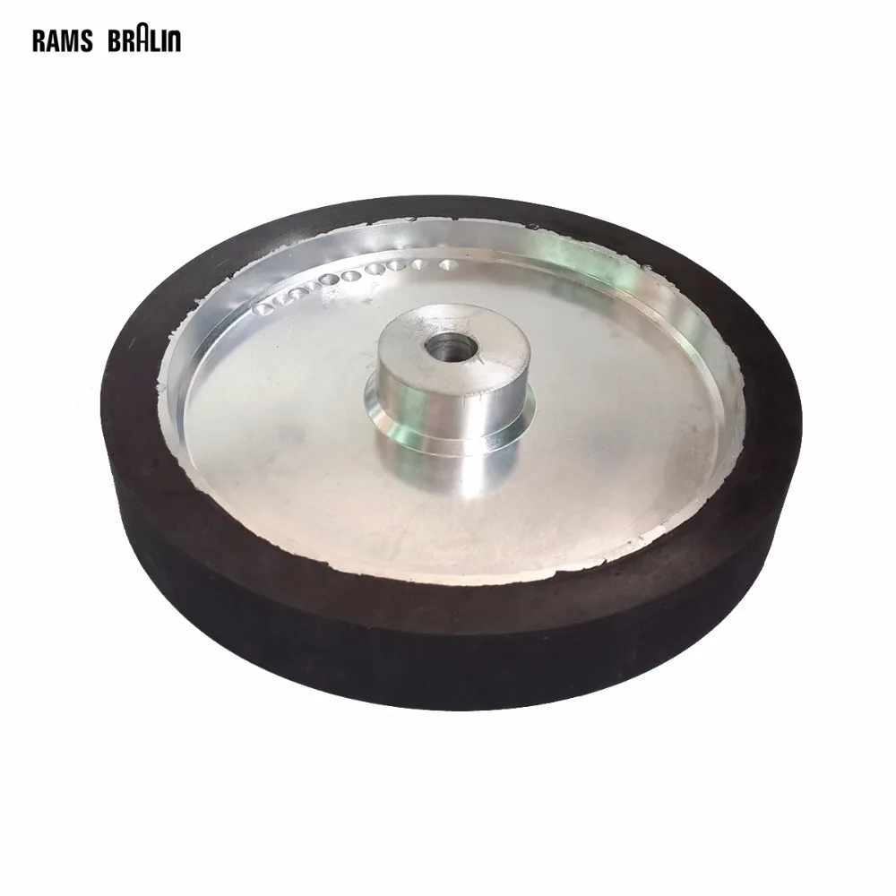 350*50*25mm Belt Sander Rubber Wheel Flat Surface Belt Grinder Contact