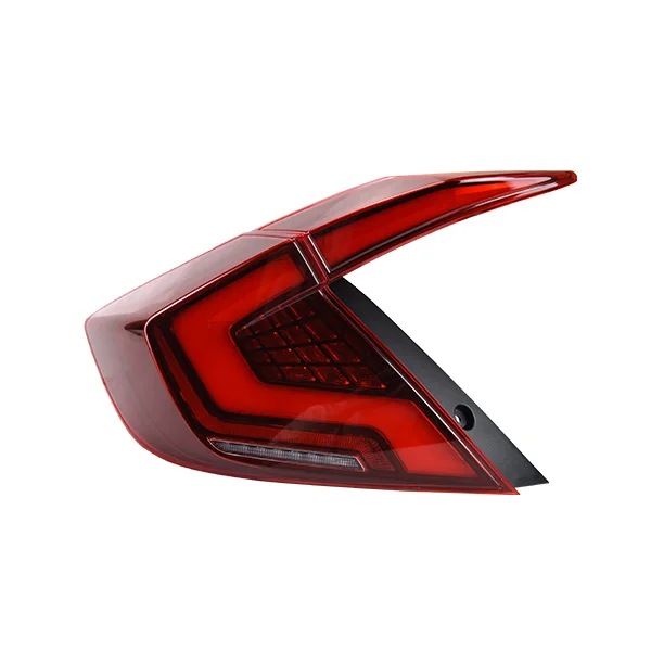 Автомобильный Стайлинг для Honda Civic задний фонарь- Civic светодиодный задний фонарь DRL светодиодный динамический сигнальный тормоз аксессуары заднего хода - Цвет: Dynamic Singal Red