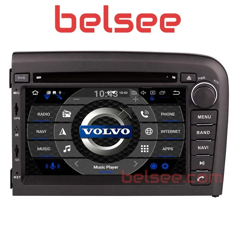 

Belsee Android 8.0 Octa Core PX5 Autoradio Stereo Multimedia Radio GPS Navigation Audio Car DVD Player for Volvo S80 1998-2006
