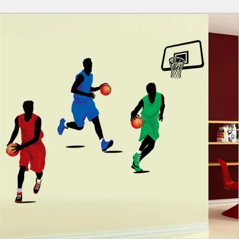 Large size Gym decorative Basketball Player Art Decor Basketball Sports