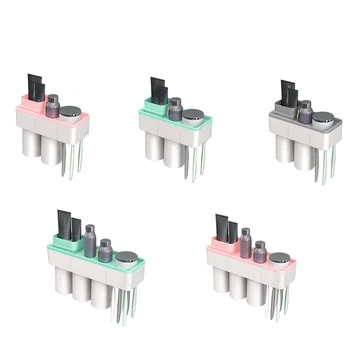 

Toothbrush toothpaste toiletry sets storage Rack Wall-mounted Toothbrush Holder Magnetic Cup Storage Rack For Bathroom Supplies