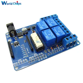 

4 Channel 5V Relay Module Extension Board Relay Shield V1.3 Compatible For Arduino UNO R3 Xbee 315 Smart Electronics Relay DIY