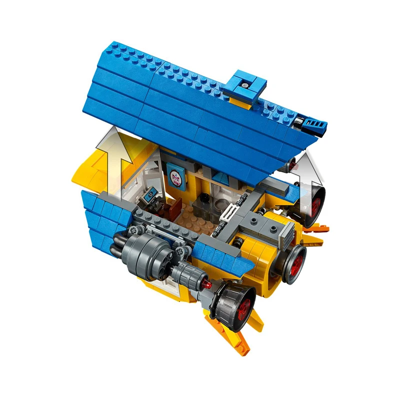 Цена Новый Legoing Movie 2 Emmet s Dream House спасательная ракета совместима с Legoing 70831 строительные блоки кирпичи развивающие игрушки DIY подарки