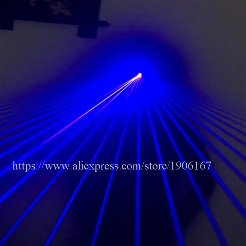 Blue red laserman show party glasses05