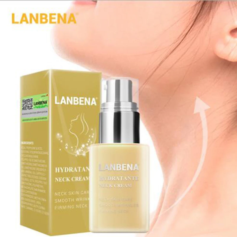 LANBENA Hydratante Cream Skin Care Smooth Firming Moisturizing Wrinkle Correction Neck Serum skincare | Красота и здоровье