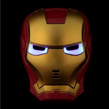 

LED Glowing Super Hero Mask The Avengers Iron Man Party Cosplay Halloween Mask Toy
