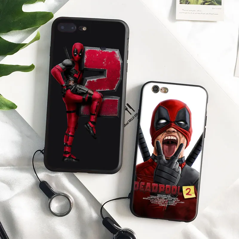 

Deadpool 2 Fashion Tpu Soft Silicone Phone Case Cover Shell For Apple iPhone 5 5S Se 6 6S 7 8 Plus X 10