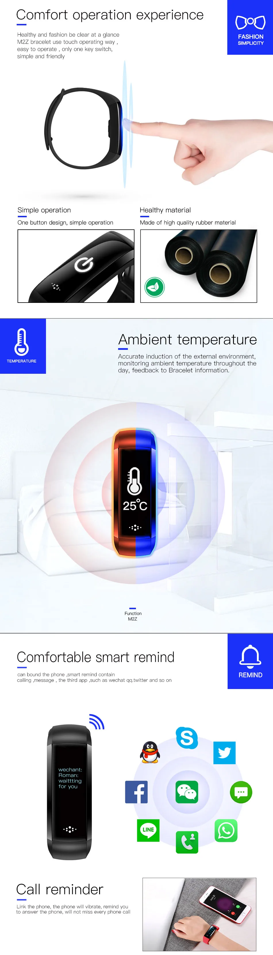 Смарт-браслет M2S, Bluetooth, часы, пульсометр, кровяное давление, кислородный монитор, спортивный смарт-браслет для телефонов iPhone и Android