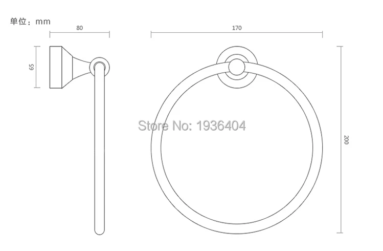 Полотенце Аксессуары для ванны кольцо античная латунная Полка для полотенец Настенный стеллаж для выставки товаров R501