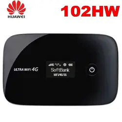 Лот из 10 шт. разблокирована huawei Softbank 102HW мобильный 3g WCDMA 2100 МГц USIM модем Мини Wi-Fi роутер