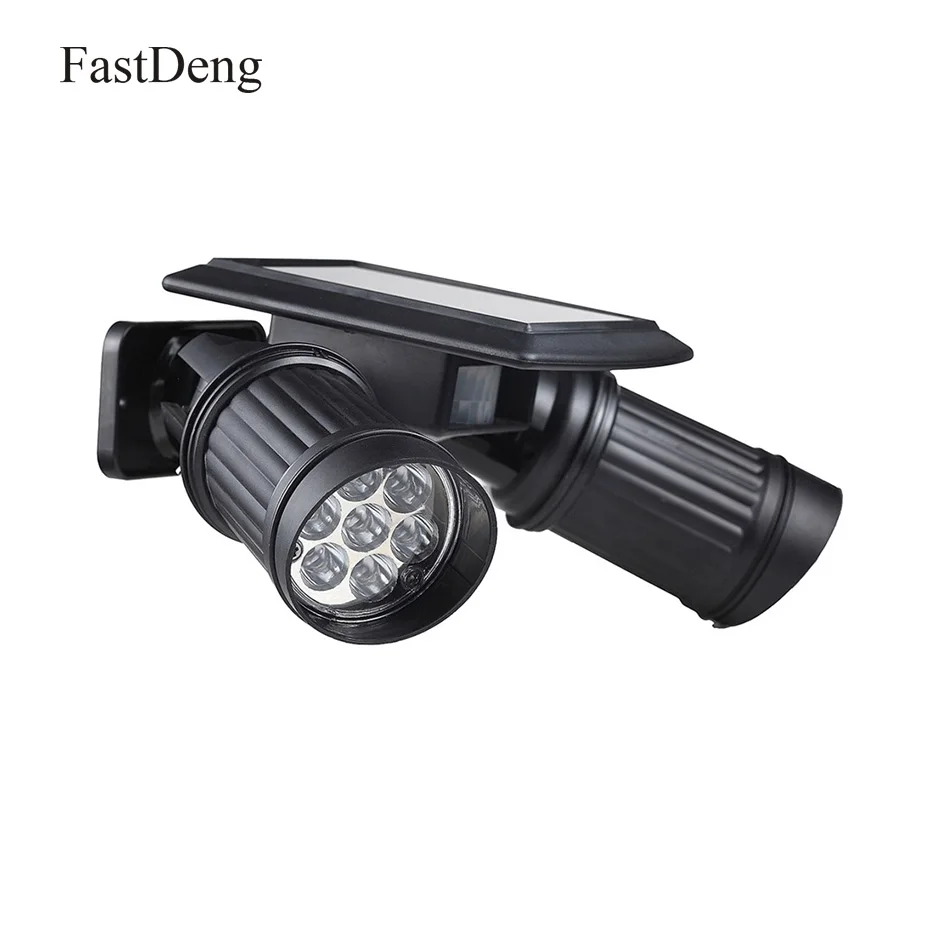 

Solar Powered Lights with Motion Sensor Lamp Waterproof 14LEDs Spotlight Adjustable Outdoor Garden Wall Light Auto Turn On/OFF