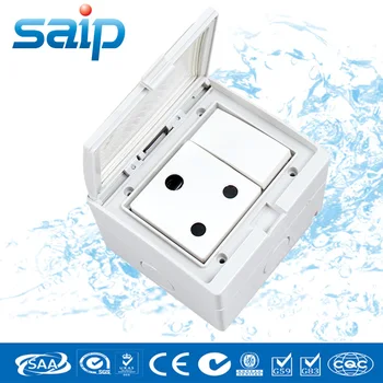 

CE Approved South African Waterproof Wall Switcher & Socket with Splash Proof Box (16A 250V)