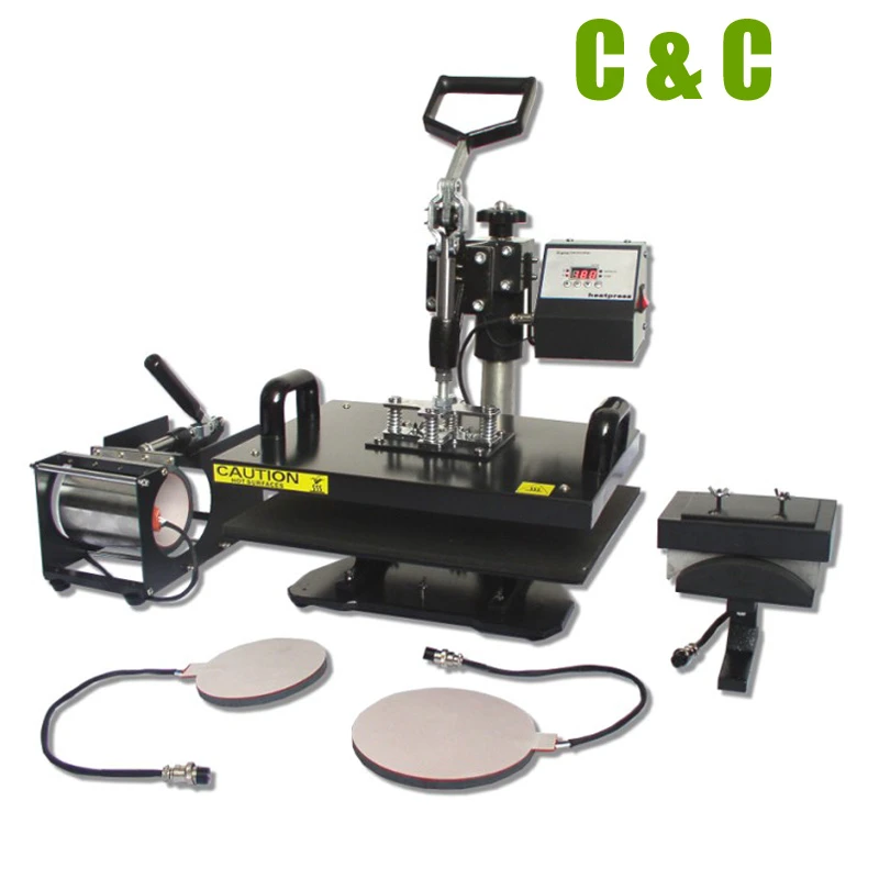 5 in 1 combo heat press