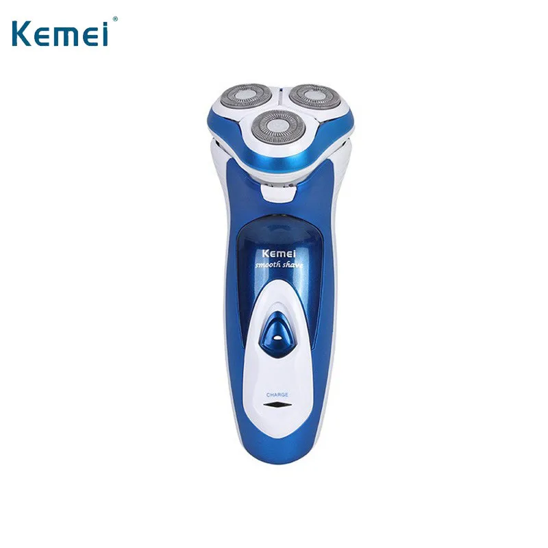 Kemei 3D Floating Shaver Razor Rechargeable Electric Rotary Shaving